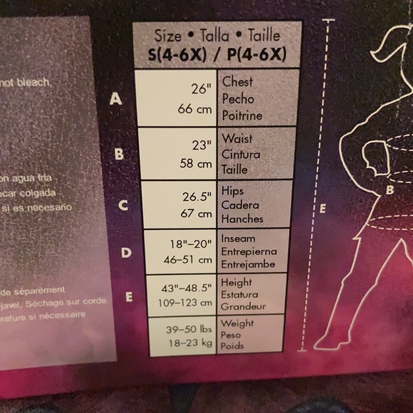 Descendants 3 MAL Halloween costume 2 pieces small (4-6x) - Picture 10 of 10